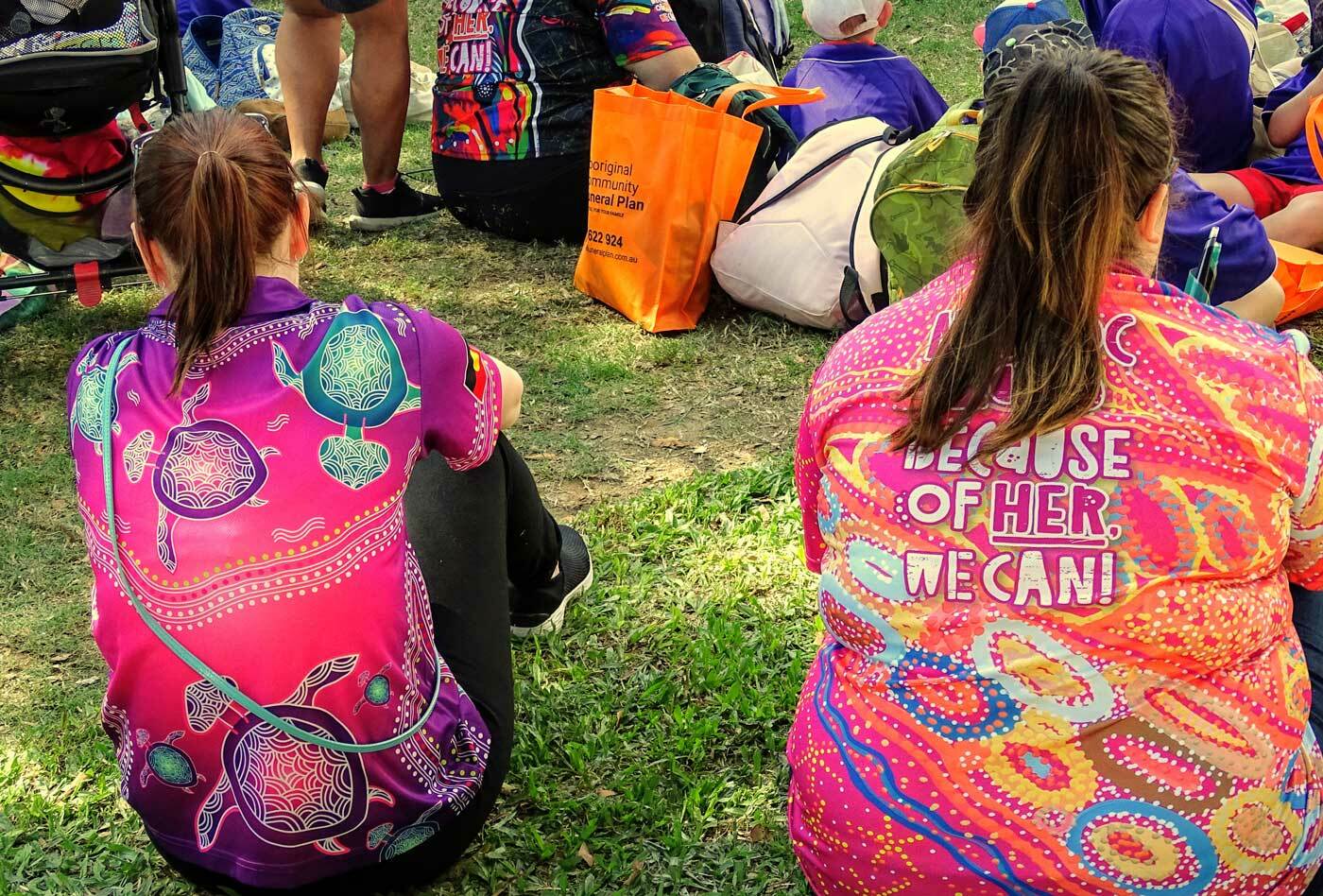 PiA Because of her we can women sitting