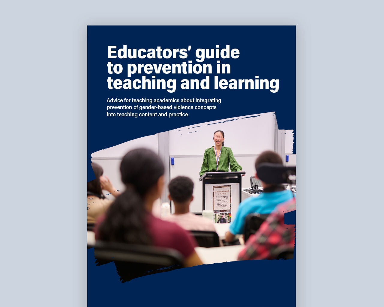 Educators guide to prevention in teaching and learning PTL